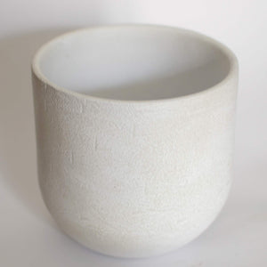Cache-pot minimaliste - Blanc (grand)